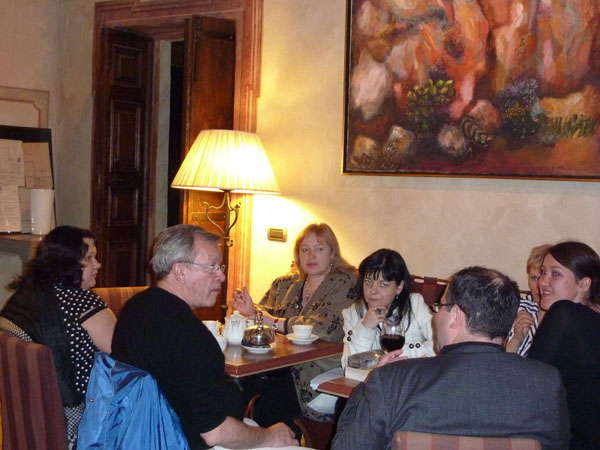 Школа Букеровских лауреатов: Виктор Ерофеев беседует с участниками, Италия, 2012