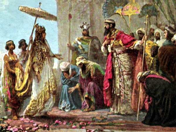 Царица Савская и мудрый Соломон